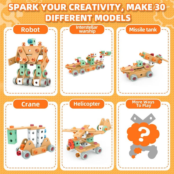Sakerplus® Kids STEM Tool Set With Drill