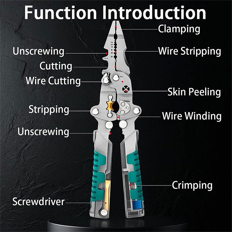 Sakerplus® Multi-function Electrician's Pliers Set