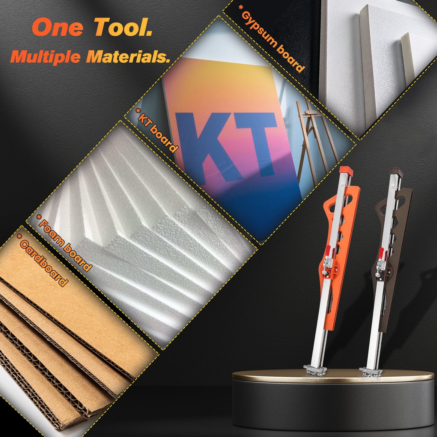 Sakerplus Foldable Drywall Cutting Tool