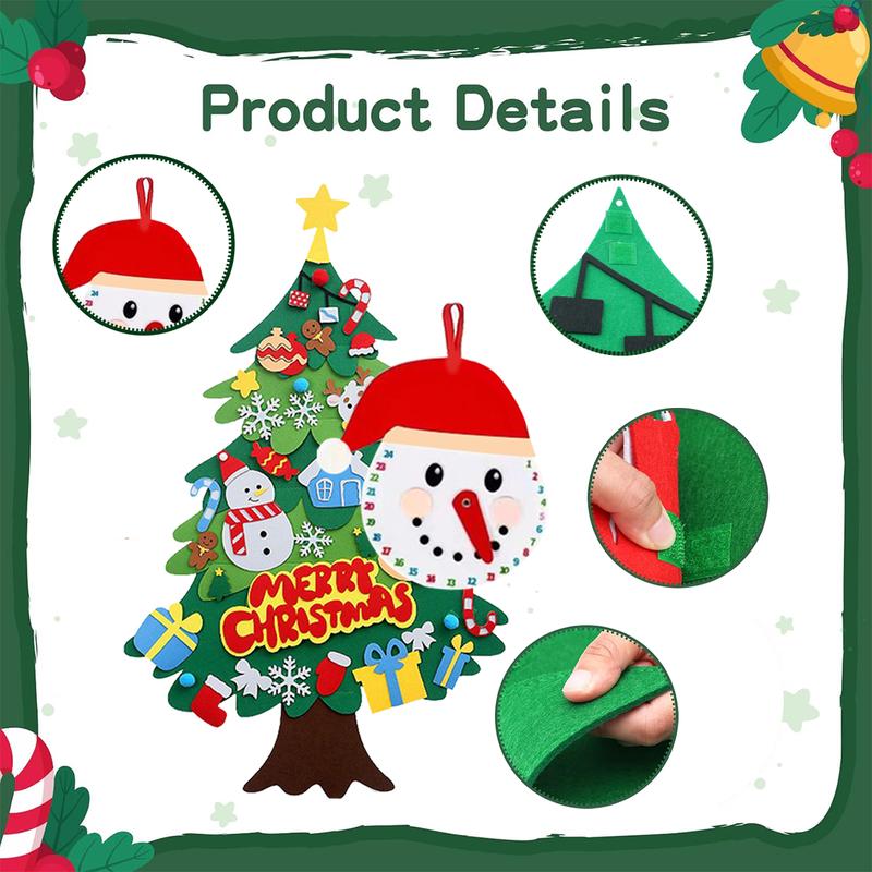 Sakerplus® DIY Felt Christmas Tree Decoration