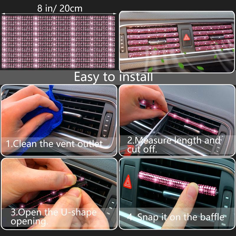 Sakerplus® 27-Piece Bling Car Accessories Set