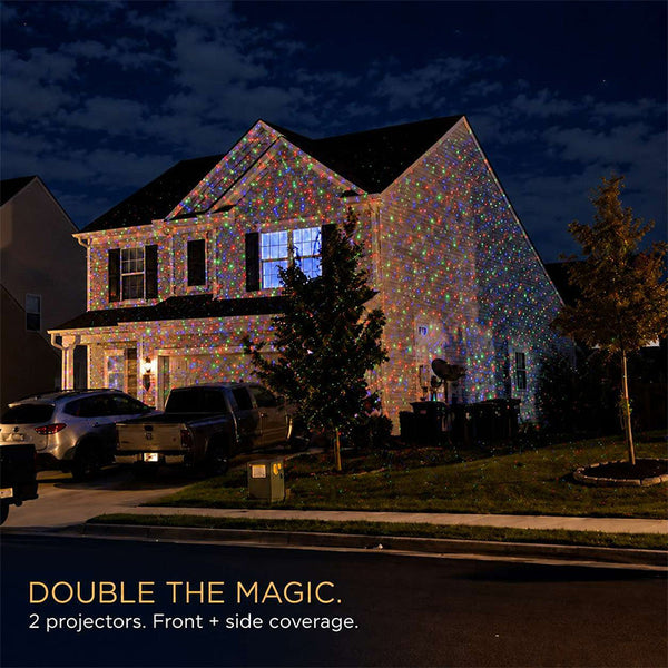 Sakerplus® Three Color Outdoor Christmas Laser Lights