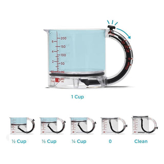 Sakerplus Adjustable Multi-Functional Measuring Cup