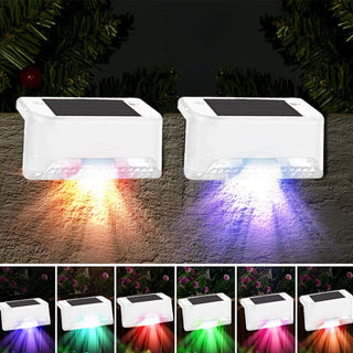 Saker Solar Deck Lights Outdoor 4 Pack