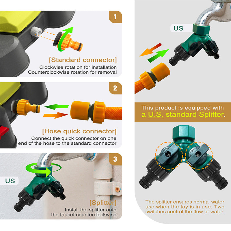 Sakerplus Outdoor Dog Water Dispenser