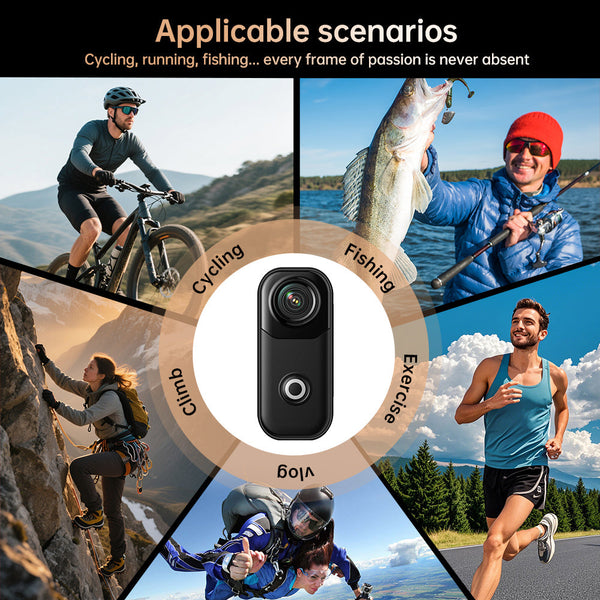Sakerplus® Mini 4K Wearable Action Camera