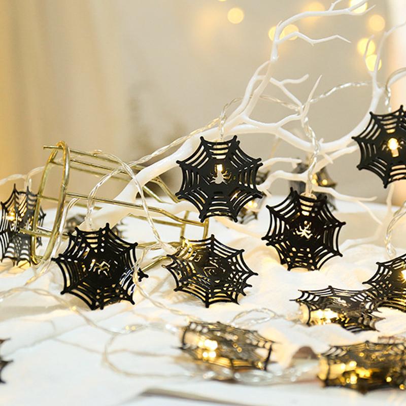 Saker Halloween Spider Web String Light