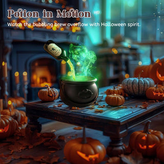 Sakerplus Floating Potion Cauldron Halloween Decor