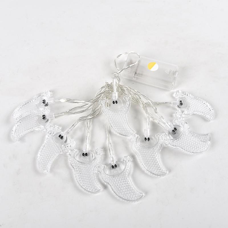 Saker Halloween Ghost String Lights(Warm White/Coloured)