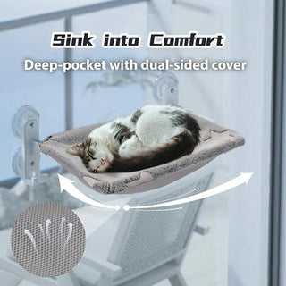 Sakerplus® Dark Foldable Pet Hammock for Window