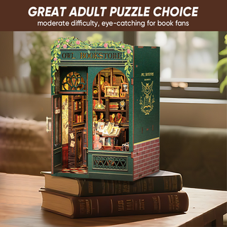 Sakerplus Mini Bookstore DIY Kit Decor