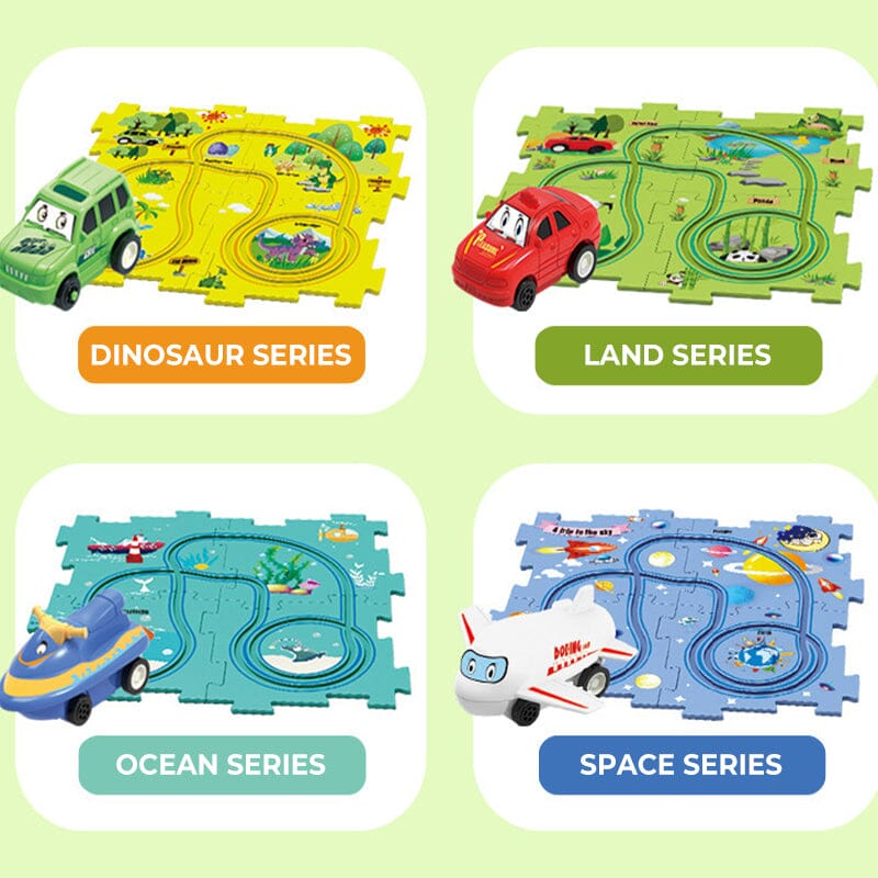 Sank Puzzle Track Car Play Set