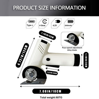 Sakerplus® Cordless Electric Cutter With Display