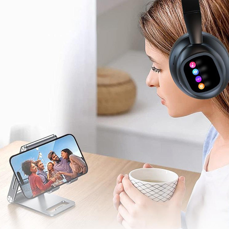 Sakerplus Hybrid ANC Wireless Headphones with MP3