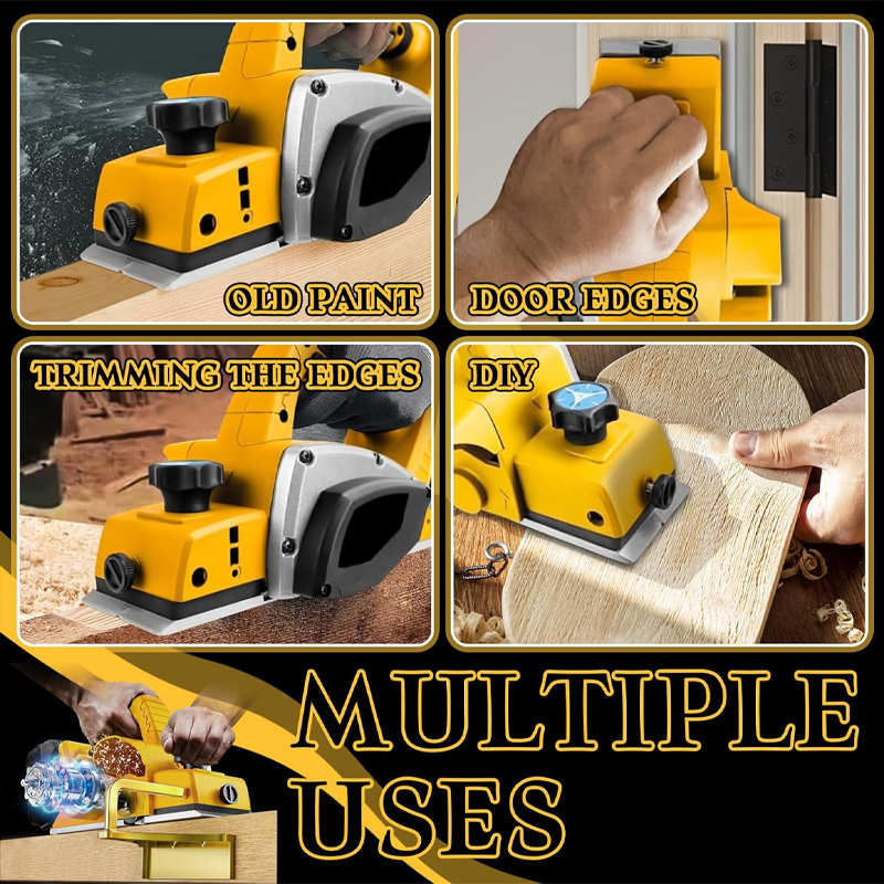 Sakerplus Cordless 3-Inch Electric Wood Planer