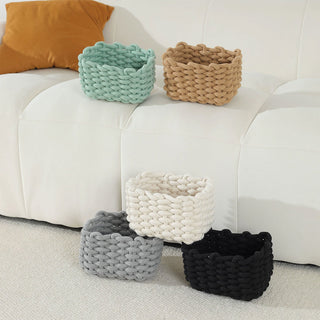 Sakerplus® Macrame Woven Storage Basket Set