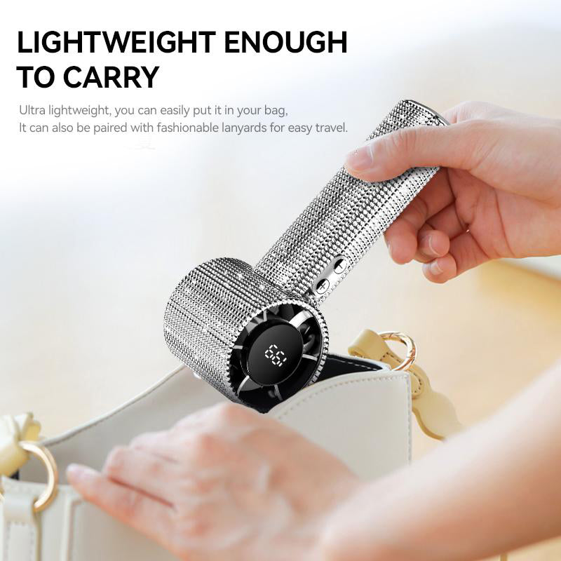 Sakerplus Luxury Rechargeable Handheld Turbo Fan