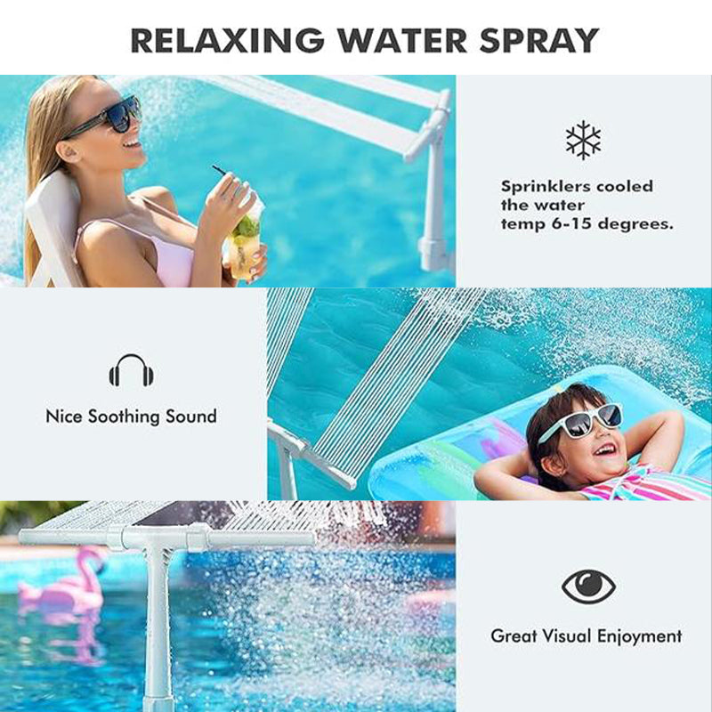 Sakerplus Dual Spray Pool Fountain Cooler