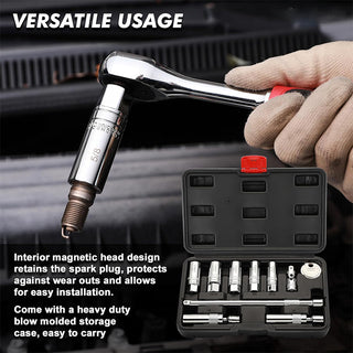 Sakerplus® Magnetic Spark Plug Socket Set