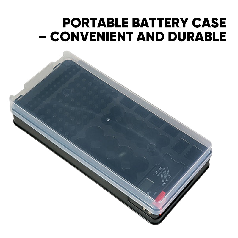 Sakerplus 116-Slot Battery Storage Box