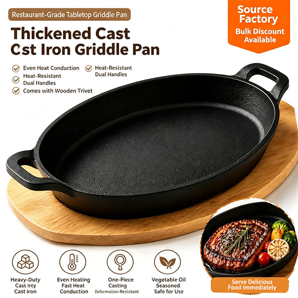 Sakerplus® Small Cast Iron Skillet Set