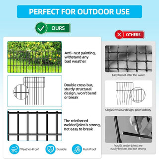 Sakerplus® Garden Animal Barrier Fence Panels