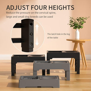 Sakerplus Folding Table Pet Bowl