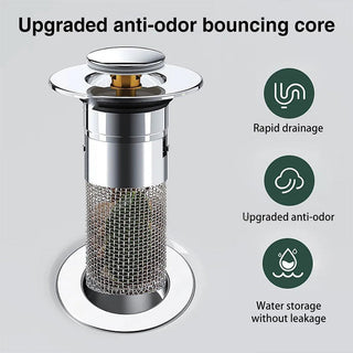 Sakerplus® Bathroom Sink Drain Strainer Hair Catcher