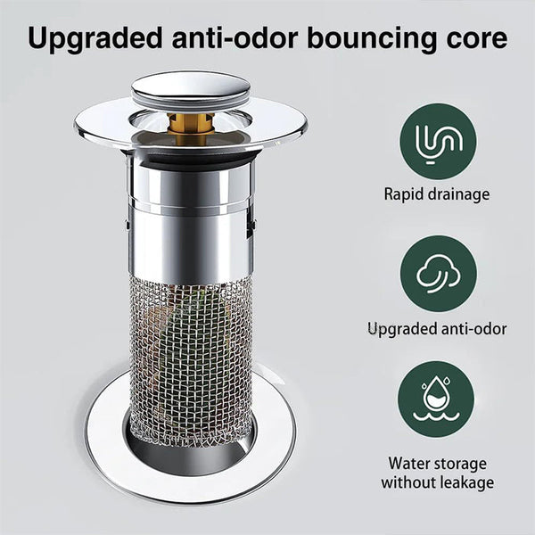 Sakerplus® Bathroom Sink Drain Strainer Hair Catcher