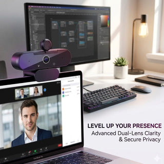 Sakerplus® Ultra HD 4K Webcam With Microphone