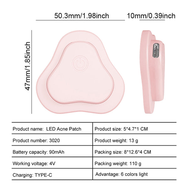 Sakerplus® Reusable LED Acne Light Therapy Patch
