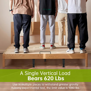 Sakerplus 6 Pcs Adjustable Height Bed Support Legs