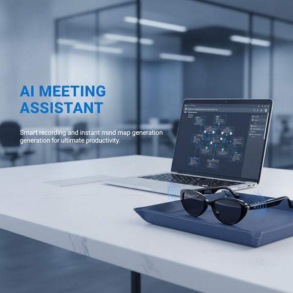 Sakerplus® Smart AI Glasses With Real-Time Translation
