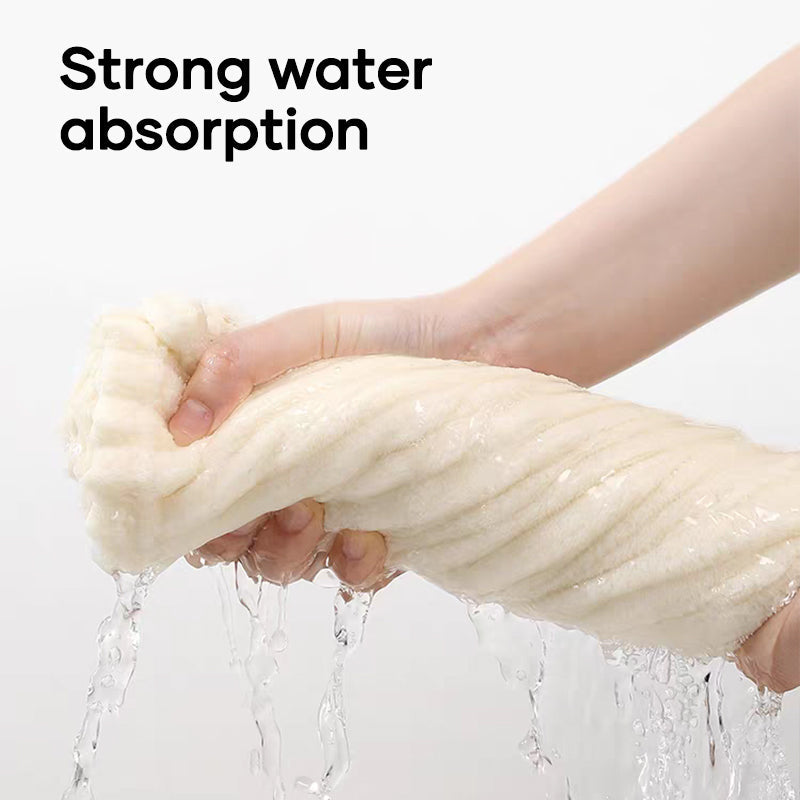 SAKER® Wearable Coral Soft Bath Towel