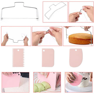 Sakerplus® Cake Decorating Turntable Supplies Kit
