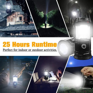 Sakerplus®  Portable Solar Rechargeable LED Lantern