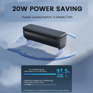 Sakerplus Portable Wireless Wall Mounted Air Conditioner