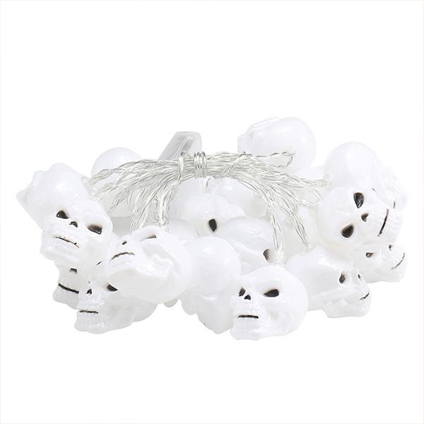 Saker Halloween 3D Skull String Lights