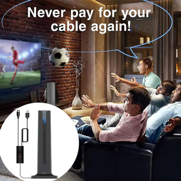 Sakerplus® High Gain 4K Indoor TV Antenna