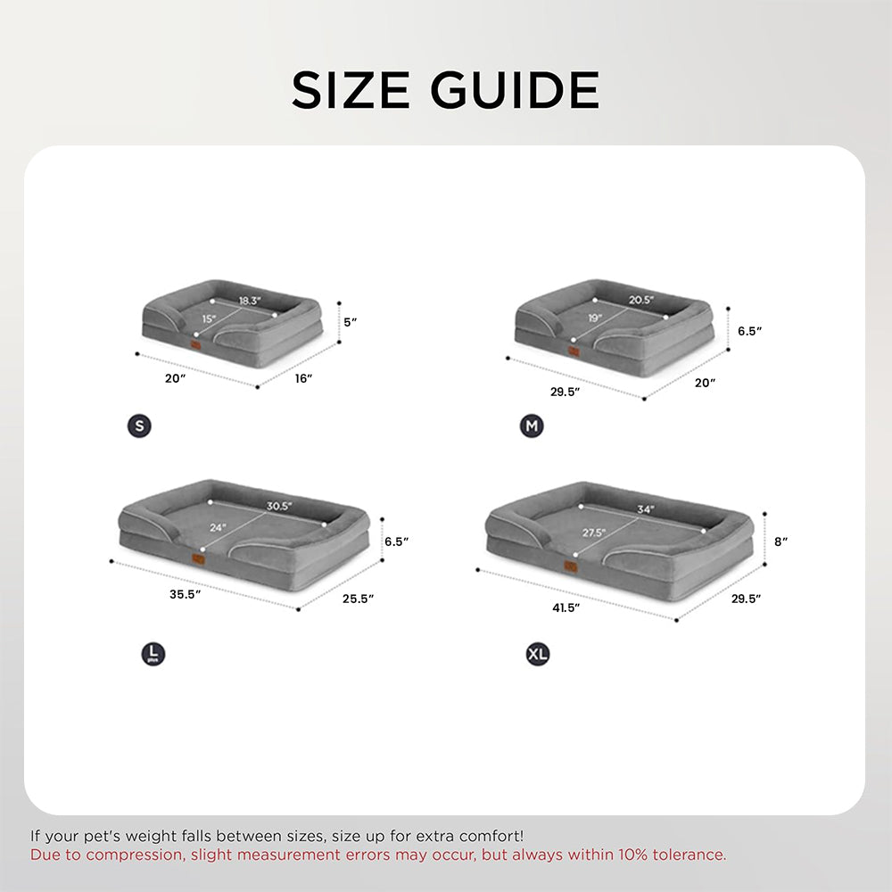 Sakerplus® Waterproof Orthopedic Large Dog Bed