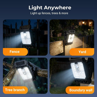Sakerplus® Solar Clip Light with Motion Sensor