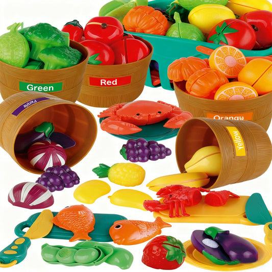 Sakerplus® Pretend Play Kitchen Food Set