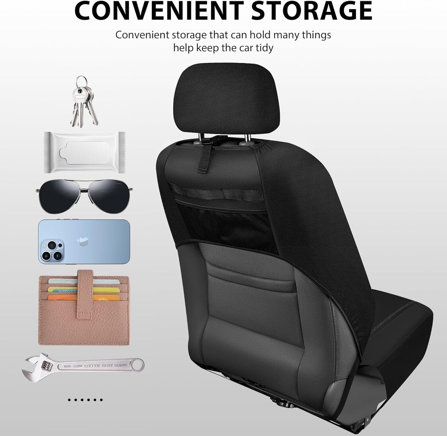 Sakerplus® Luxury Leather Bling Car Seat Covers