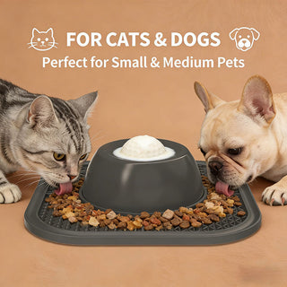 Sakerplus® Interactive Slow Feeder Lick Bowl