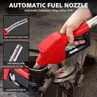 Sakerplus® Portable Fuel Transfer Pump Battery Powered