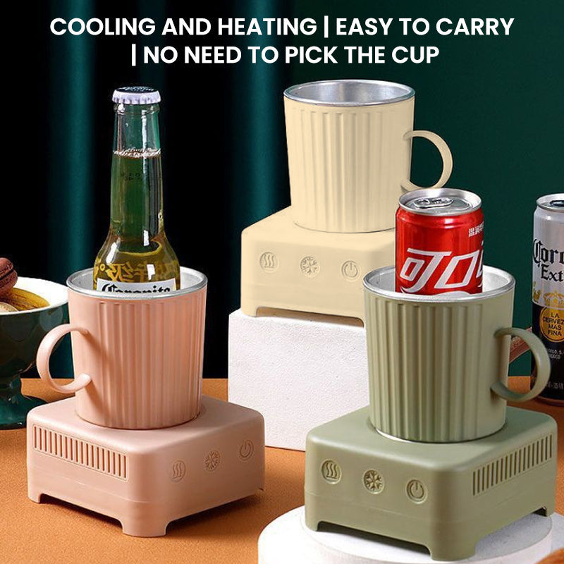 Sakerplus Portable Beverage Chiller and Heater Cup