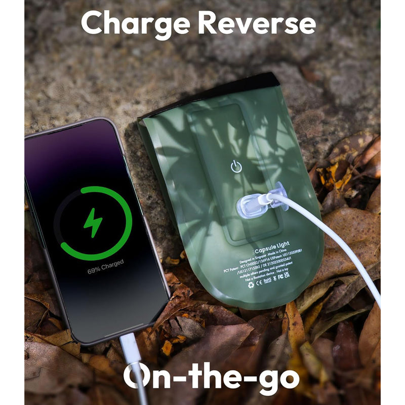 Sakerplus Inflatable Solar Camping Lantern