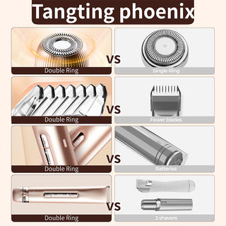 Sakerplus 2-in-1 Waterproof Bikini Trimmer