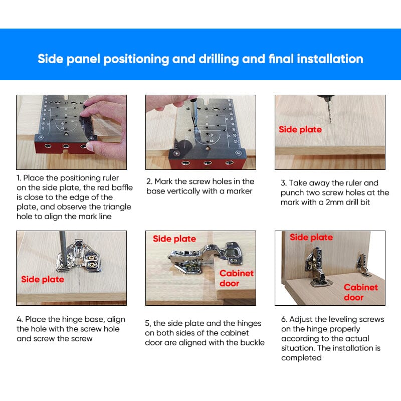 SAKER® Hinge Mounting Guide