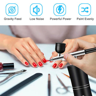 Sakerplus Airbrush Gun and Compressor Kit